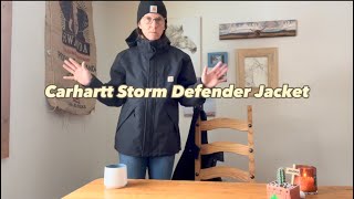 Carhartt Storm Defender Jacket Review [upl. by Flieger893]