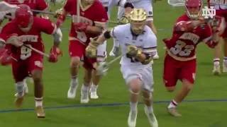 Notre Dame vs Denver Mens Lacrosse Highlights [upl. by Mitchael]