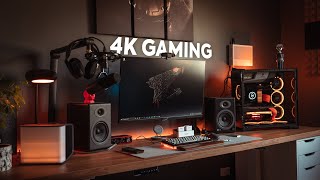 The SUPER 4K 144hz Gaming Monitor For Your Gaming Setup  Aorus FI32U Review [upl. by Bel371]