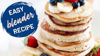 Banana Oatmeal Pancakes  Healthy Pancake Recipe [upl. by Baxter]