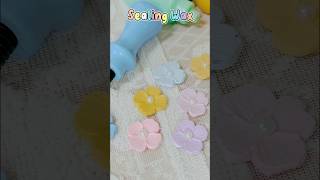 Sealing Wax Flowers🌸🌸 sealingwax waxsealing waxseal waxseals shorts shortvideo shortfeed [upl. by Leamse]