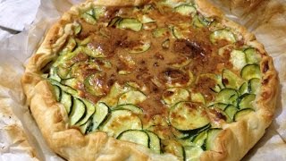 Torta Salata con Uova e Zucchine ricette con la pasta sfoglia [upl. by Leisam172]