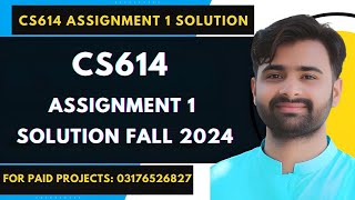 CS614 Assignment 1 100 Correct Solution Fall 2024 BY VUBWN  CS614 Assignment 1 Solution Fall 2024 [upl. by Dallas]