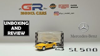 DCT MercedesBenz SL500 R129 Unboxing and Review  164 Scale  Diecast Model Car [upl. by Neiht]