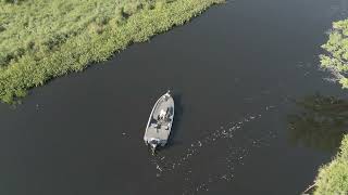 Powder Mill PondContoocook River Aerial Drift [upl. by Wonacott]