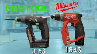 Is the Festool CXS worth 131 more than the Milwaukee M12 Fuel Drill Driver [upl. by Derron643]