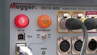 TRANSFORMER TAN DELTA TEST CAPACITANCE FOR WINDING BY MEGGER DELTA 4300 KIT IN ENGLISH AND ARABIC [upl. by Agripina]