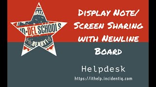 Display Note Screen Sharing to Newline Board [upl. by Lehcin780]