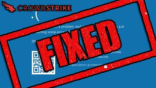 CrowdStrikeMicrosoft crash BSOD blue screen BUG fix [upl. by Liartnod]