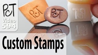 Custom Design Embossing Die Stamps for Polymer Clay [upl. by Flory]