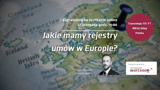 Jakie mamy rejestry umów w Europie [upl. by Emil519]