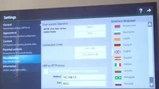 SS IPTV error on TV Samsung UN55D8000 [upl. by Hersh]