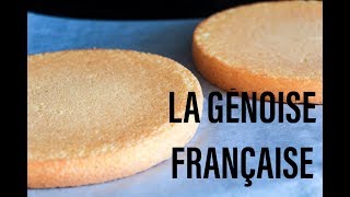 les bases en pâtisserie française la génoise recette facile étape par étape [upl. by Sokcin]