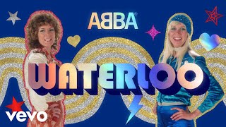 ABBA  Waterloo Official Lyric Video [upl. by Aielam201]