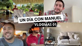 ✅Un día en el trabajo de Manuel ❤️😱  Arreglos de la CASA VLOGMAS 01 [upl. by Duester637]