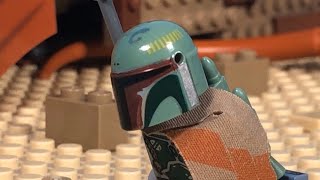 Boba Fett Escapes the Sarlacc Pit Lego Stop Motion The Book of Boba Fett Season 1 Episode 1 [upl. by Fessuoy]