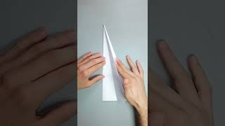 اسرع طائرة ورقية ف العالم سهلة جدا  DIY  how to make fast paper plane best paper plane [upl. by Ayahsal212]