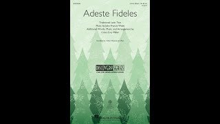 Adeste Fideles 3Part Mixed Choir  Arranged by Cristi Cary Miller [upl. by Lertsek]