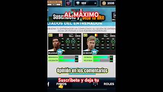 Mejorando jugadores al máximo en DLS24 dls24 almaximo😱debruyne y Bellingham [upl. by Aikel]