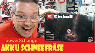 Einhell Akku Schneefräse GEST 3640 LI E powerXchange einhellharry einhellag [upl. by Ssitruc]