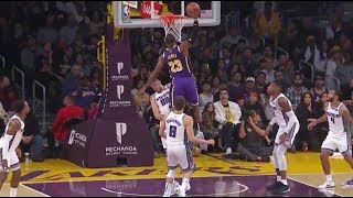 LeBron James Posterizes Nemanja Bjelica With Unreal Slam [upl. by Korman993]