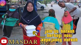 VLOGBERBAGI NASi JUMAT BERKAH BUAT PEJUANG NAFKAH berbagi janganlupaberbuatbaikhariini [upl. by Netaf928]