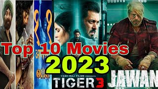 Bollywood Top 10 Movies box office collection 2023  2023 Top 10 Movies  box office collection [upl. by Sirred]