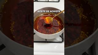 How to Make Annatto Oil puertoricanfood caribbeanfood [upl. by Anelis657]