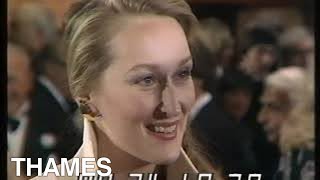 Meryl Streep  Kramer vs Kramer  London Film Premier  1980 [upl. by Secundas]