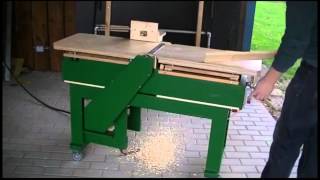 First Tests on Homemade Jointer [upl. by Anerom]