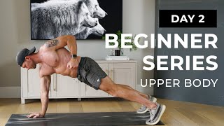 Beginner Series  30 Minute No Equipment Upper Body Workout  Day 2 [upl. by Pontias]