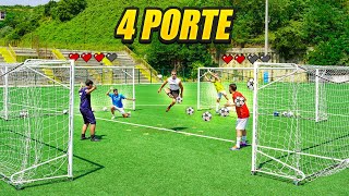 ⚽ il GIOCO DELLE 4 PORTE  Quanti gol riesci a fare in 1 minuto [upl. by Riess921]