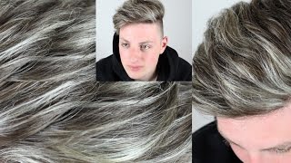 Graue Haare selber färben│Graue Strähnen│Grey Hair│UnPeuDeMoi [upl. by Garate590]