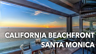 California Beachfront Home  1343 Palisades Beach Rd Santa Monica [upl. by Hajile]