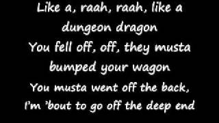 nicki minaj ft eminem romans revenge lyrics [upl. by Ainoda285]