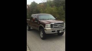 60 Powerstroke 4quot MBRP turbo back exhaust [upl. by Eilrak]