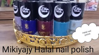 Halal Nail polish MikiyajyBreathable nail polish Mikiyajyai instagramnails [upl. by Caresse539]