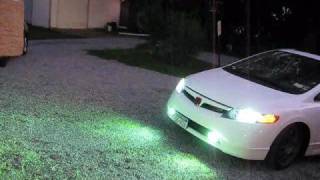 hid headlight and fog warmup [upl. by Harvie]