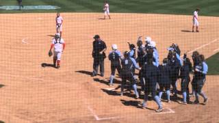 UNC Softball Highlights vs Virginia  Game 3 [upl. by Annaesor]