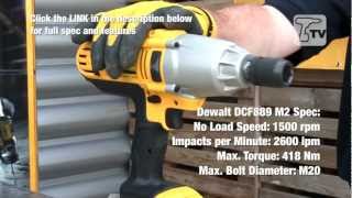 Dewalt DCF889M2 18V XR liion High Torque Impact Wrench [upl. by Edmondo]