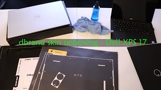 Dell XPS 17 9700  dbrand skin ReviewUnboxing [upl. by Byron]