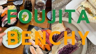 VLOG 🇰🇷🇫🇷 KRFR 파리맛집갈래 스시먹고갈래 샌드위치먹고갈래 FOUJITA BENCHY PARIS [upl. by Aleda]