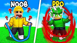 NOOB VS PRO im SPRINGSEIL SIMULATOR in ROBLOX [upl. by Kevin977]