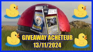 GIVEAWAY ACHETEUR 13112024 [upl. by Boothman292]