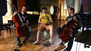 2CELLOS amp LANG LANG  Clocks The Making Of [upl. by Fawnia]