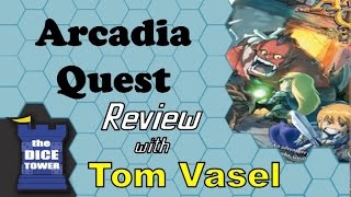 Arcadia Quest Review  with Tom Vasel [upl. by Anais]