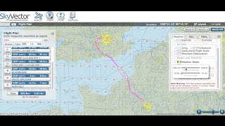 SkyVector Flight Planning Tutorial [upl. by Ahsie]