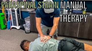 Paraspinal Strain Manual Therapy [upl. by Mallon463]