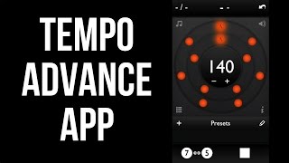 What Metronome Do I Use  TEMPO ADVANCE APP REVIEW [upl. by Lorri]