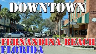 Fernandina Beach  Amelia Island  Florida  4K Downtown Drive [upl. by Ysied]